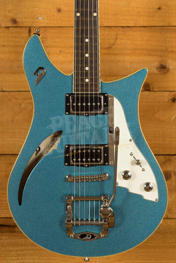 Duesenberg Chambered Guitars | Double Cat - Catalina Blue