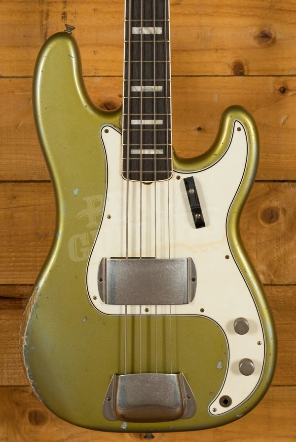 Fender Custom Shop Masterbuilt Van Trigt 70s P-Bass - Relic Aged Ice Blue Metallic