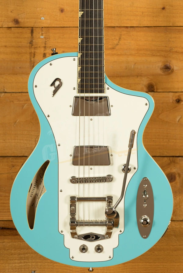 Duesenberg/DJA-NB JULIA (Narvik-Blue) Duesenberg Julia Semi-Hollow Electric Guitar Narvik-Blue \u2014 Andy Babiuk\u0027s  Fab Gear