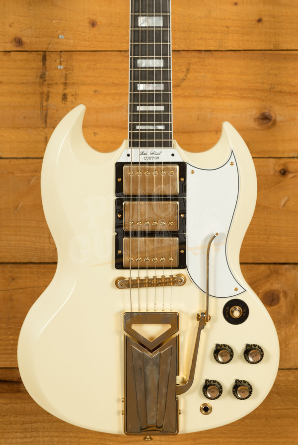Gibson Custom 60th Anniversary '61 Les Paul SG Custom VOS Classic White *B-Stock*