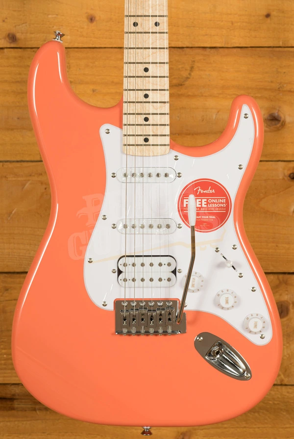 Squier Sonic Stratocaster HSS | Maple - Tahitian Coral