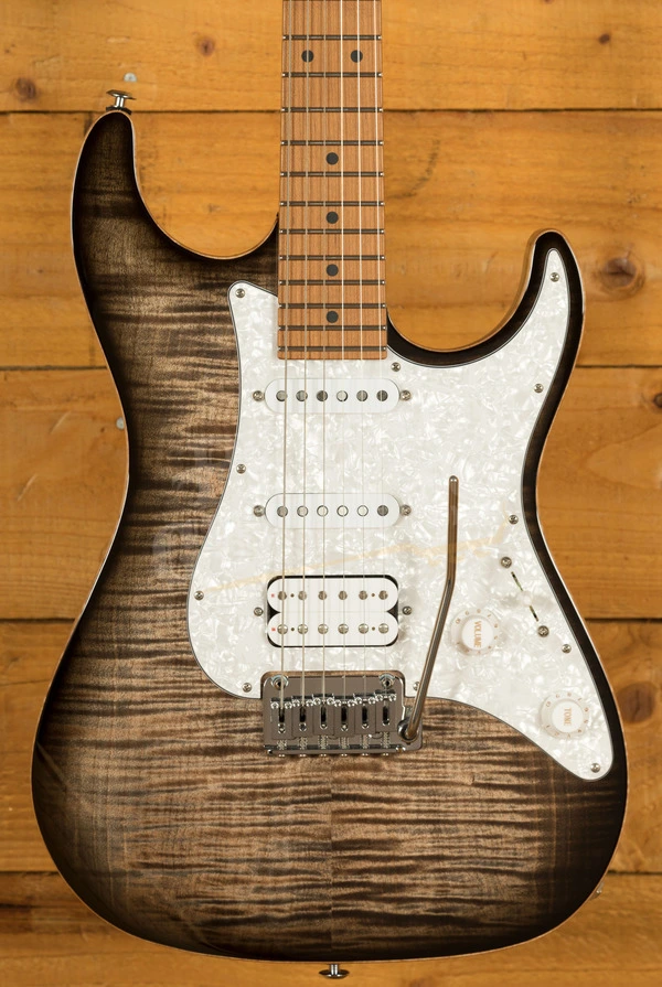 Suhr Standard Plus Trans Charcoal Burst Maple