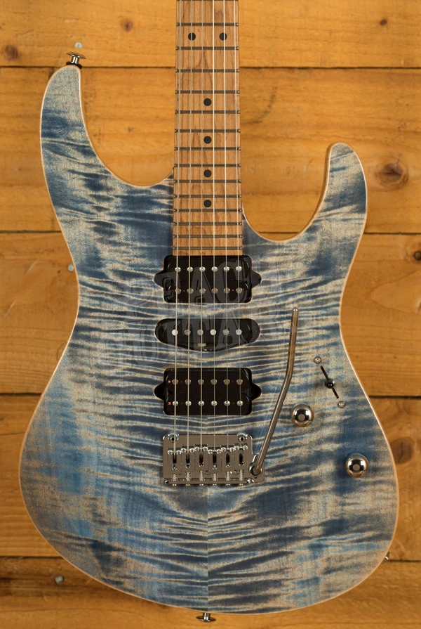 Suhr Modern Plus Trans Blue Denim/Slate Maple