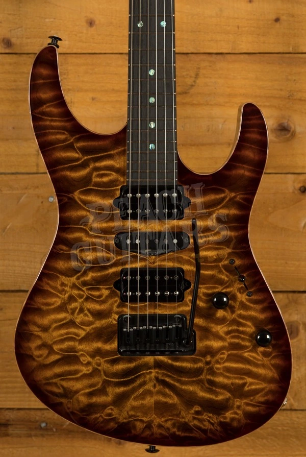 Suhr Custom Modern Bengal Burst Quilt Hand Selected Top