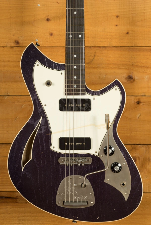 Novo Nucleus Miris J | Purple Stranger - Parchment Pickguard