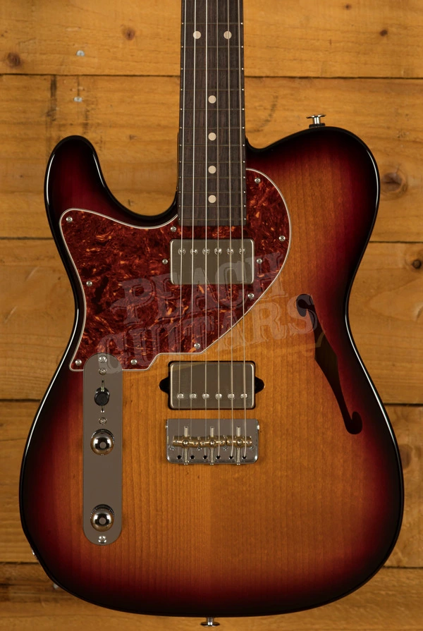 Suhr Alt T Dealer Select - 3 Tone Sunburst w/Roasted Maple/RW Left Handed