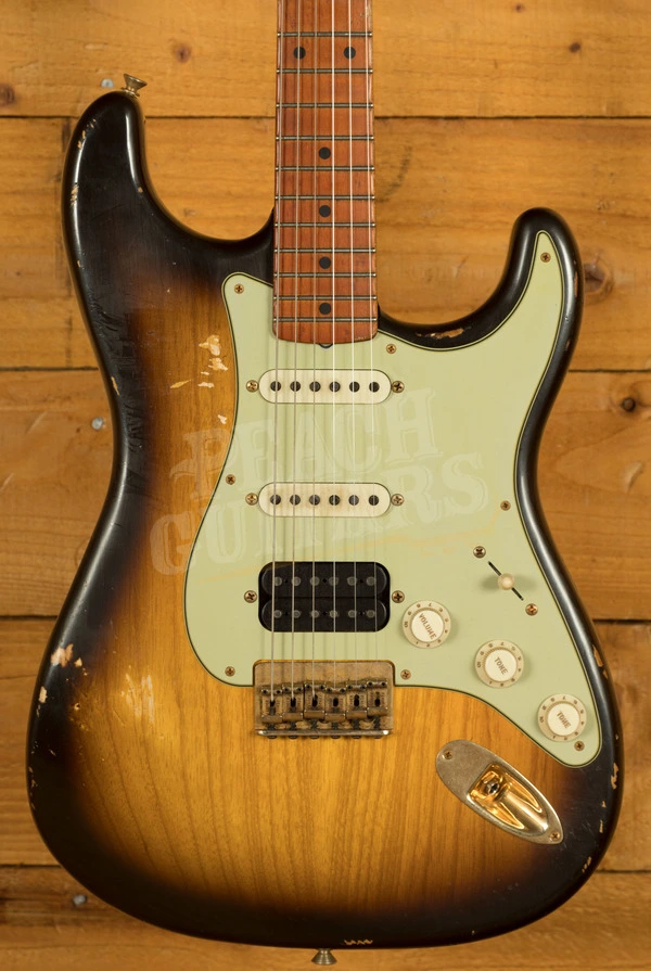 Fender Custom Shop Masterbuilt Paul Waller 50s HSS Strat - Relic Salem 2-Tone Sunburst