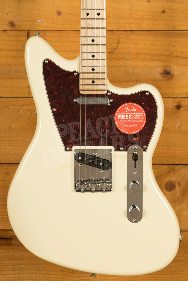 Squier Paranormal Offset Telecaster | Maple - Olympic White