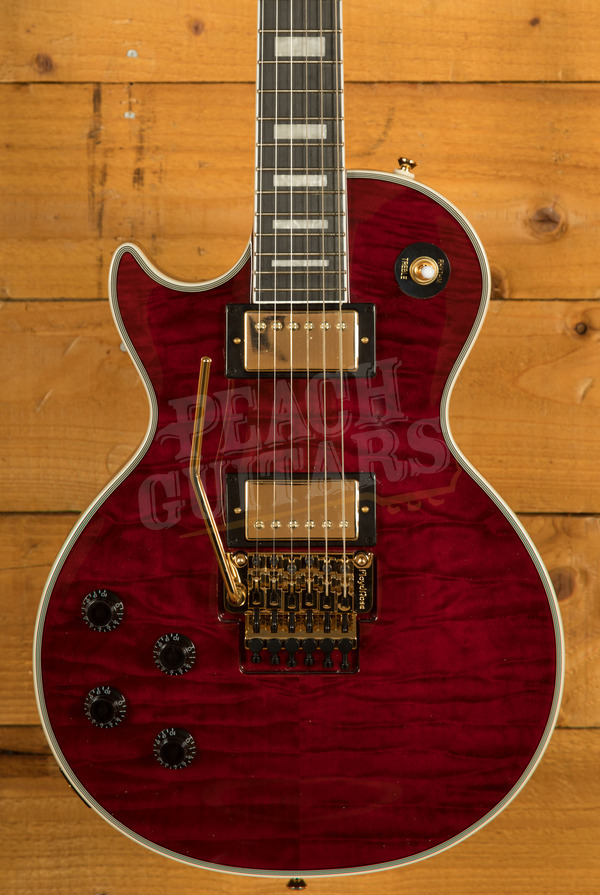 Epiphone Alex Lifeson Les Paul Custom Axcess | Ruby *Left-Handed*