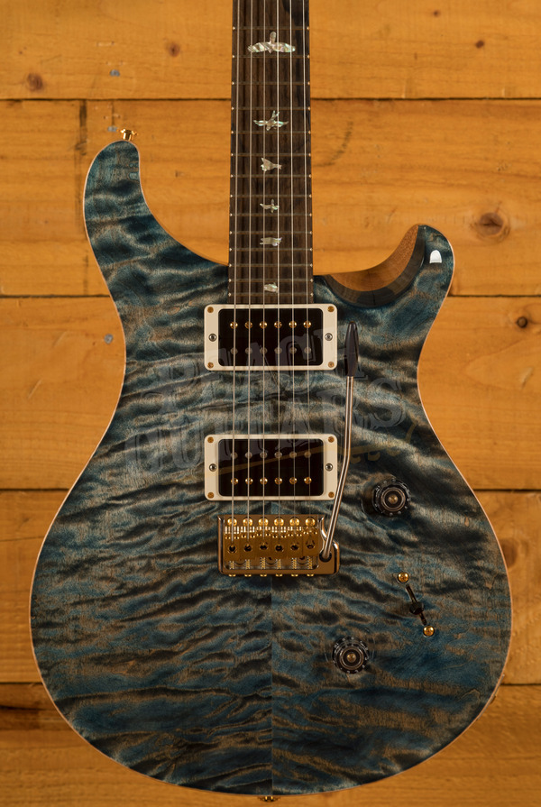 PRS Wood Library Custom 24 Faded Whale Blue Roasted Maple/Ziricote