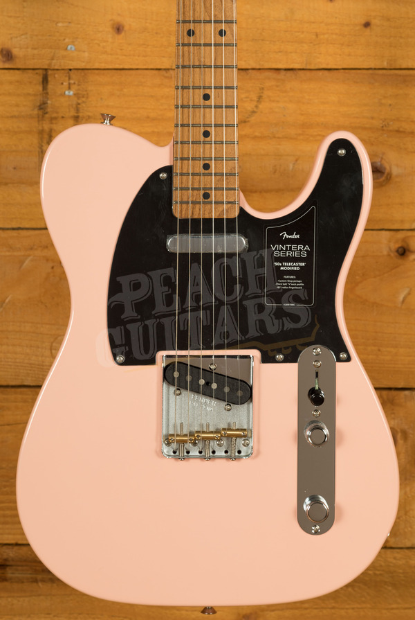 Fender Limited Edition Vintera '50s Telecaster Modified | Roasted Maple - Shell Pink