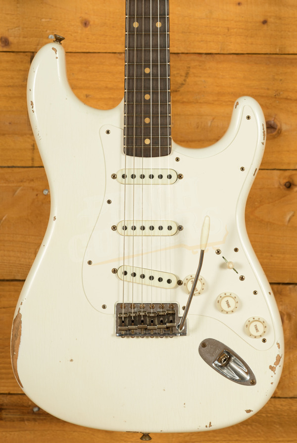 Fender Custom Shop '59 Strat Relic Aged Olympic White