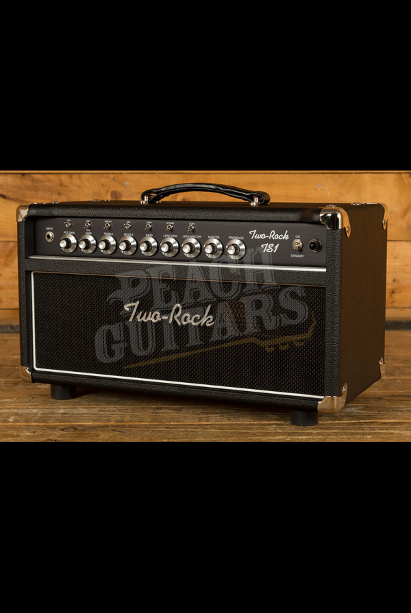 Two-Rock TS1 100 Watt Head - Black Anodize Chassis & Silver Skirt Knobs