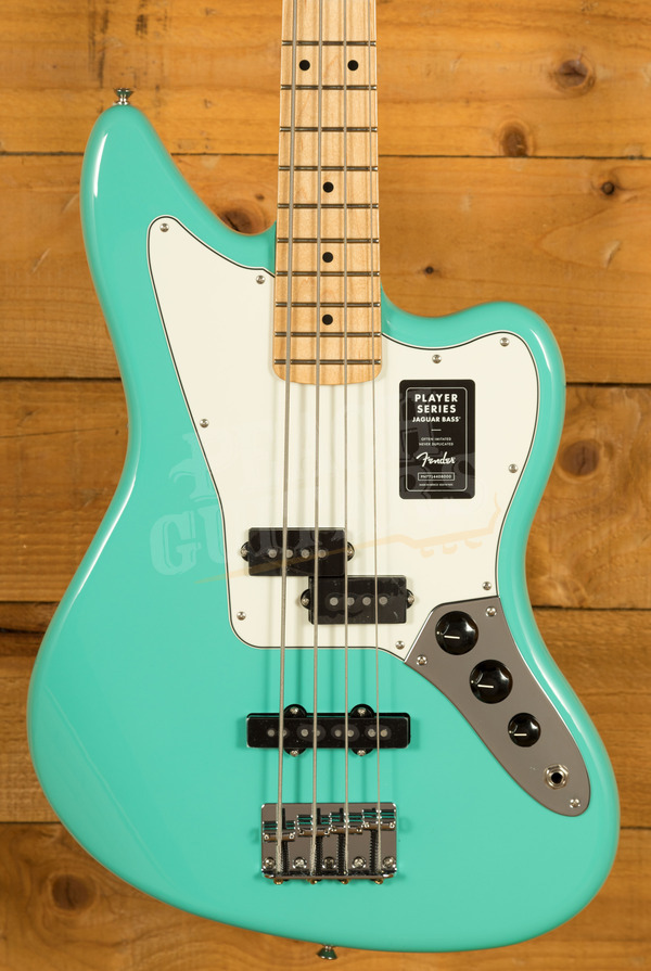 Fender Player Jaguar Bass Maple Sea Foam Green