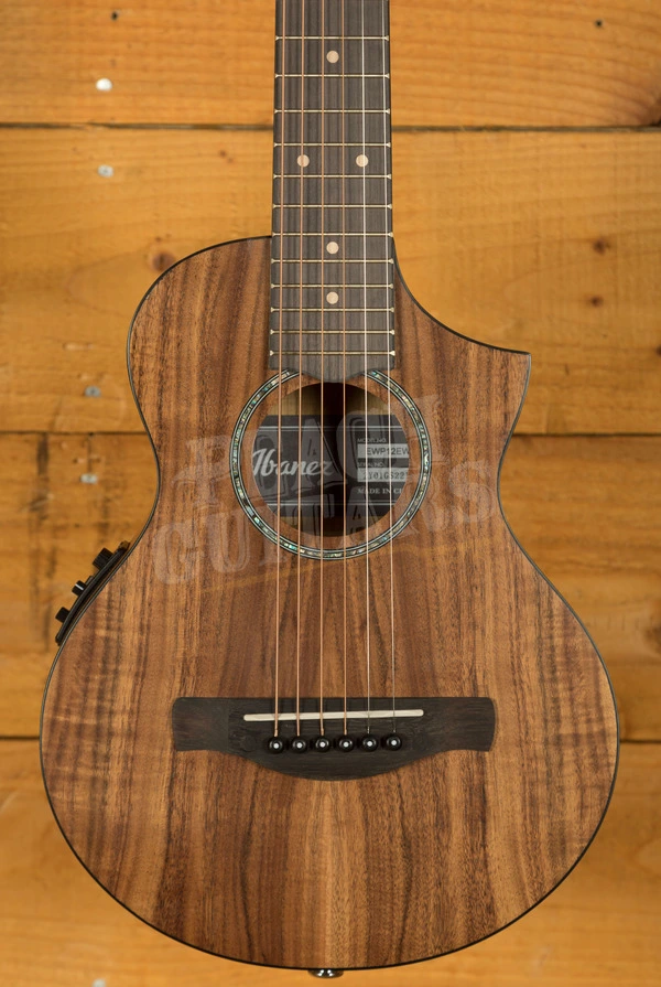 Ibanez EWP Acoustic Guitars | EWP12EWB - Piccolo Guitar - Open Pore Natural