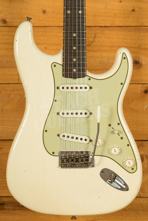 Fender Custom Shop LTD 62/63 Strat Journeyman Relic Aged Olympic White