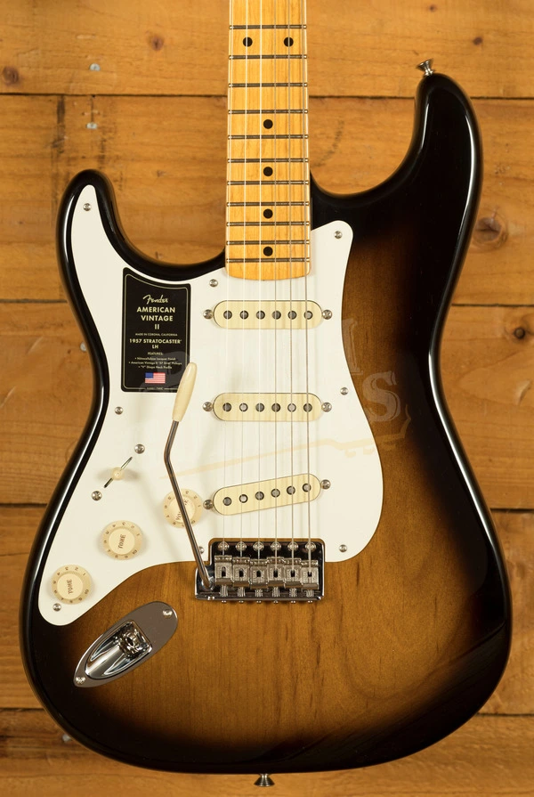Fender American Vintage II 1957 Stratocaster Left-Handed - Maple - 2-Colour Sunburst