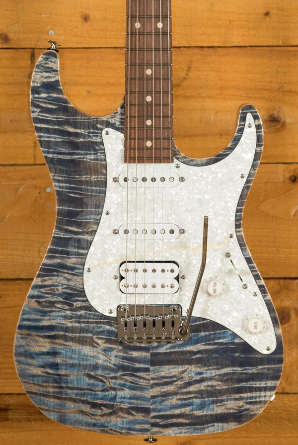 Suhr Standard Plus Trans Blue Denim/Slate Pau Ferro