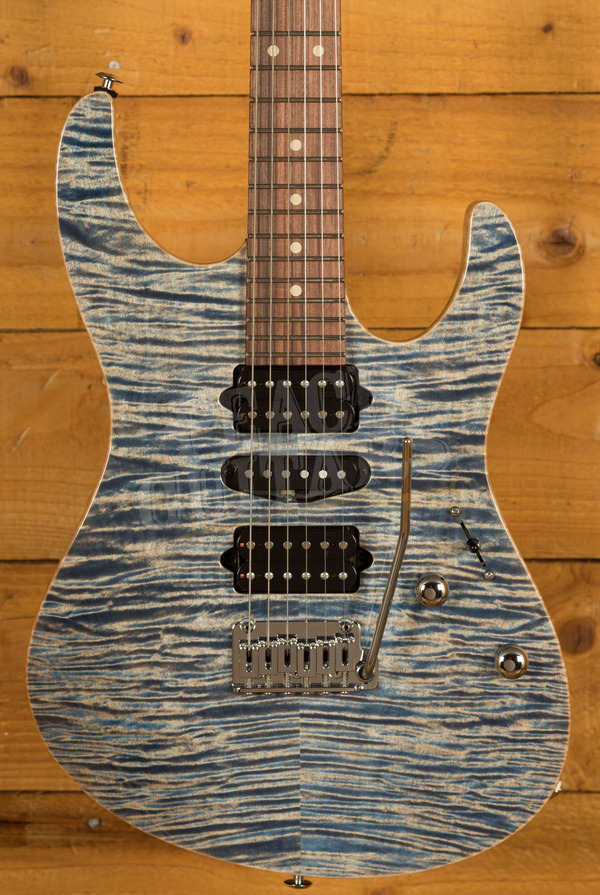 Suhr Modern Plus Trans Blue Denim/Slate Pau Ferro