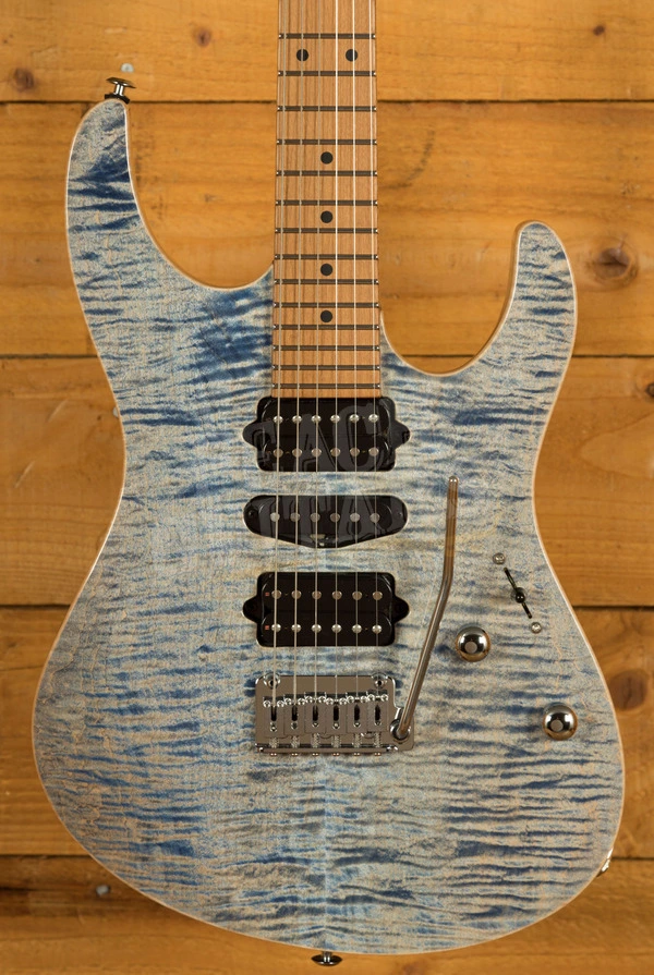 Suhr Modern Plus Trans Blue Denim/Slate Maple