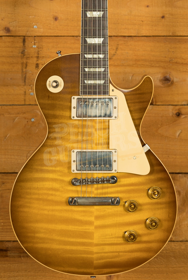 Gibson Custom '59 Les Paul Standard - Handpicked Top - Green Lemon Fade VOS NH