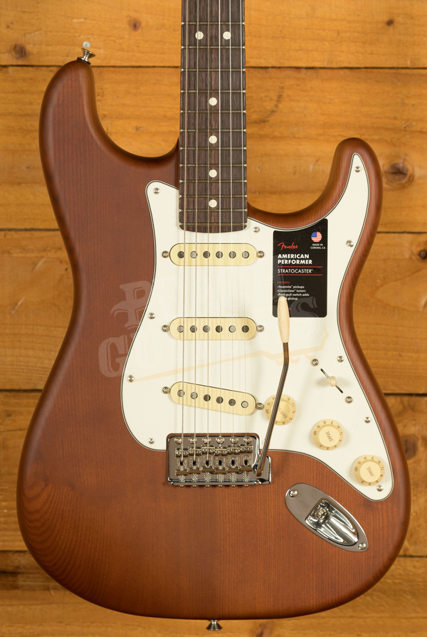 Fender American Performer Timber Sassafras Stratocaster | Mocha