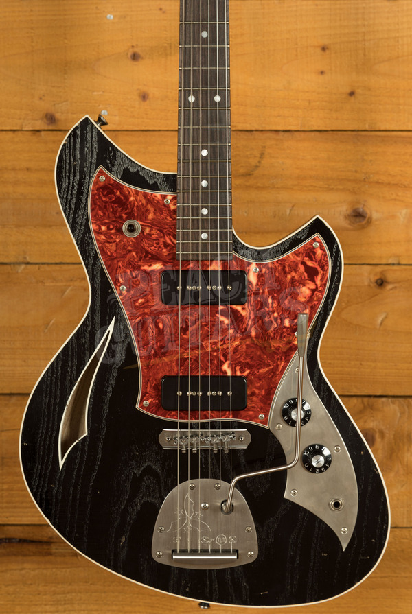 Novo Nucleus Miris J | Bull Black - Tortoise Shell Pickguard