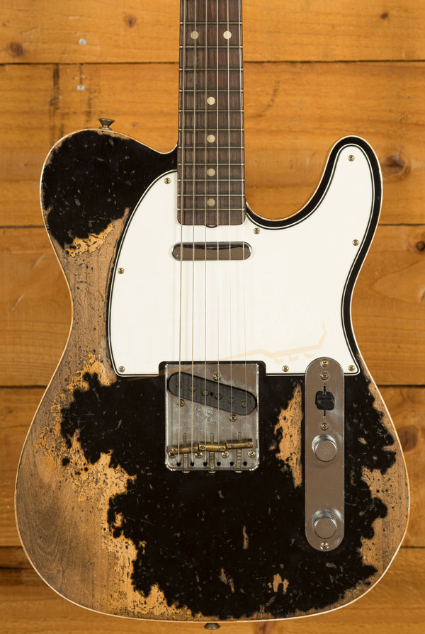 Fender Custom Shop 62 Tele Custom | Super Heavy Relic Black *Used*