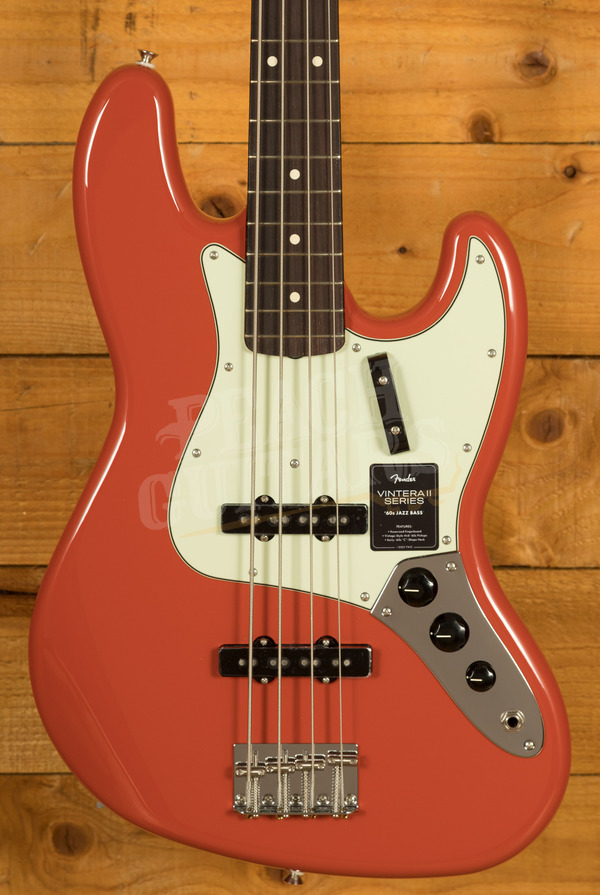 Fender Vintera II '60s Jazz Bass - Rosewood - Fiesta Red