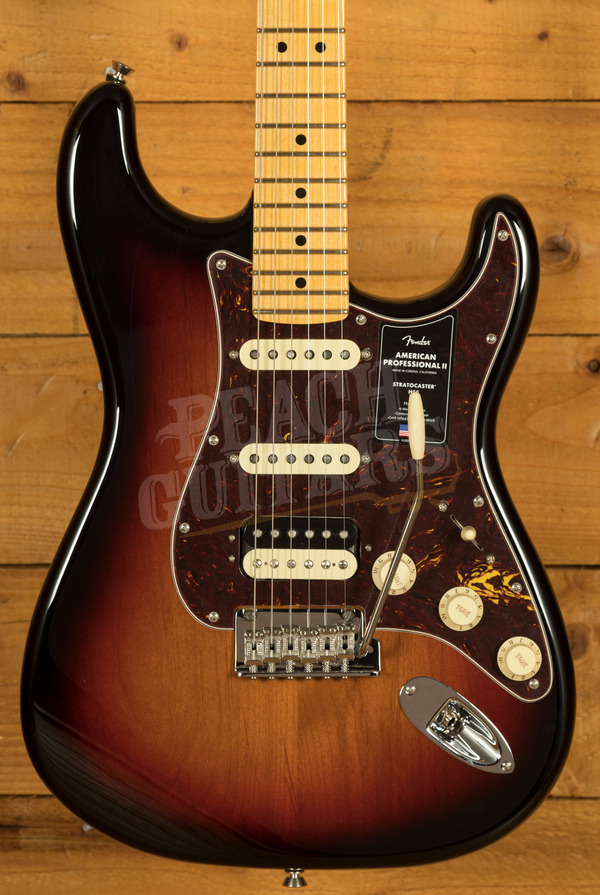Fender American Professional II Stratocaster HSS | Maple - 3-Colour Sunburst