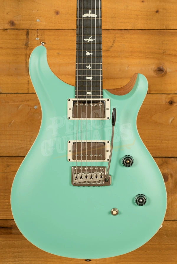 PRS Ltd Edition CE24 Seafoam Green Satin - Natural Back