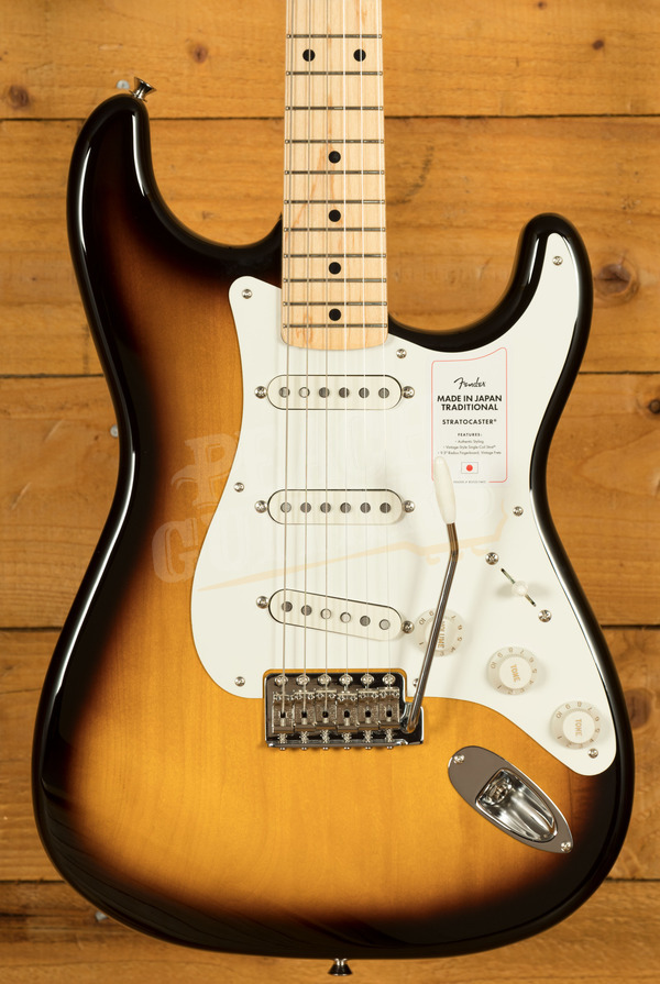 Fender Made In Japan Traditional '50s Stratocaster | Maple - 2-Colour Sunburst