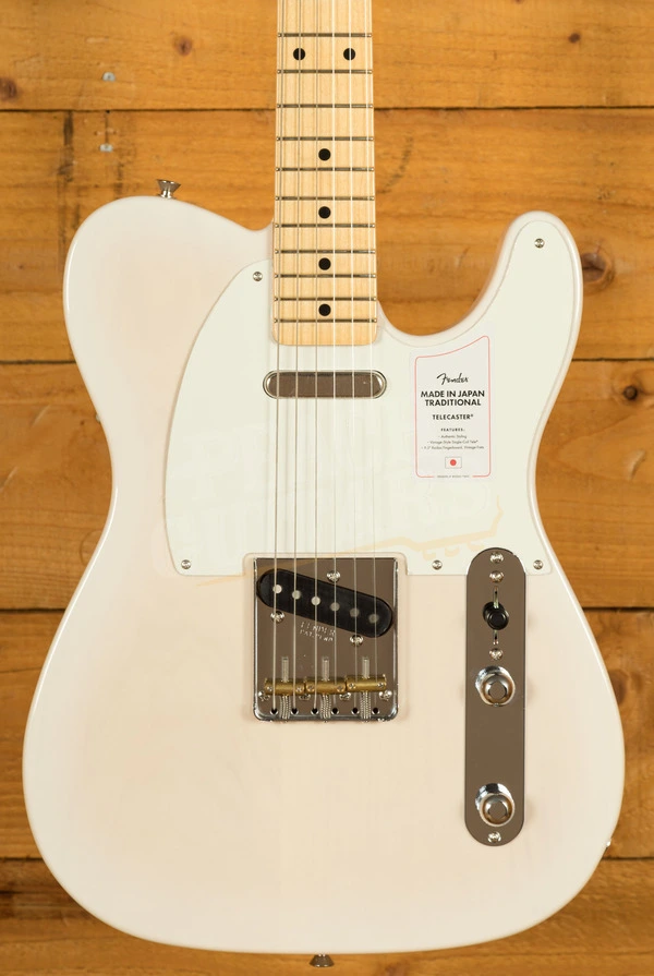 Fender Made In Japan Traditional 50s Telecaster - Maple - White Blonde