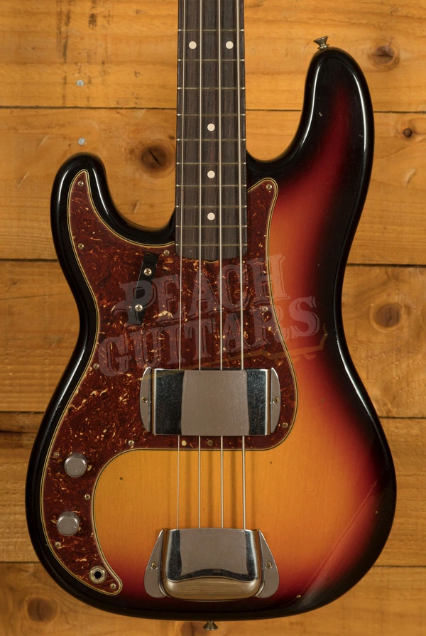 Fender Custom Shop 62 Precision Bass Left-Handed - Journeyman 3-Tone Sunburst