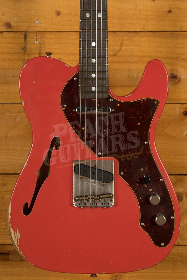 Fender Custom Shop 2020 Limited '60s Telecaster Thinline Aged Fiesta Red