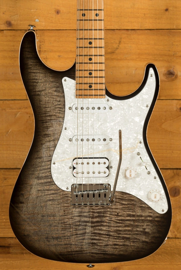 Suhr Standard Plus Trans Charcoal Burst Maple