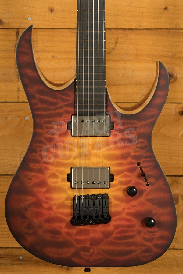 Mayones Duvell Elite 6 Lava Burst Satin