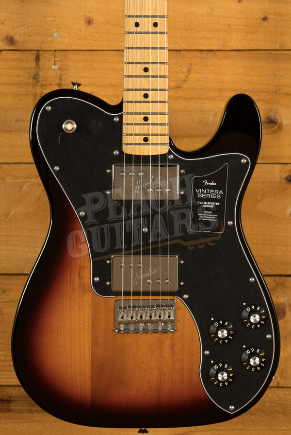 Fender Vintera '70s Telecaster Deluxe | Maple - 3-Colour Sunburst