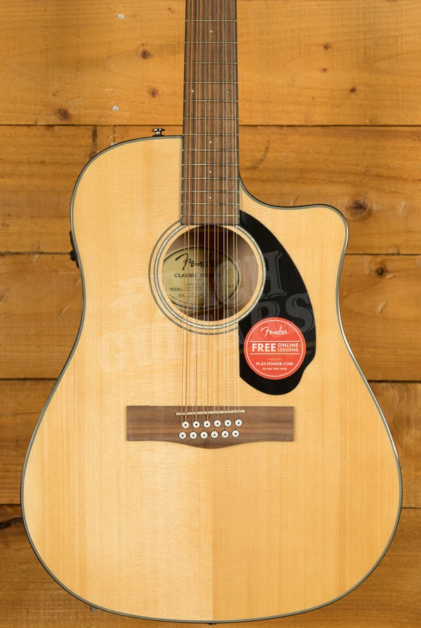 Fender CD-60SCE Dreadnought 12-String - Natural