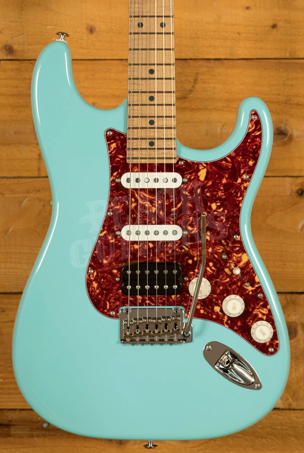 Suhr Classic Pro Peach LTD Flame Maple Daphne Blue