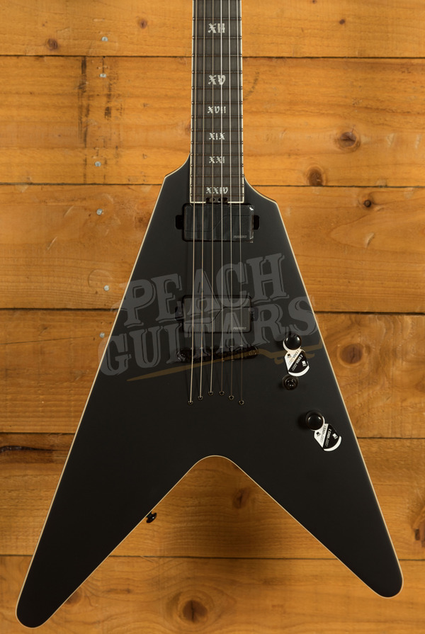 Schecter V-1 SLS Elite Evil Twin | Satin Black