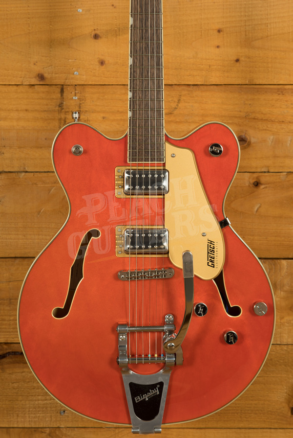 Gretsch G5622T Double-Cut Orange Stain - Peach Guitars