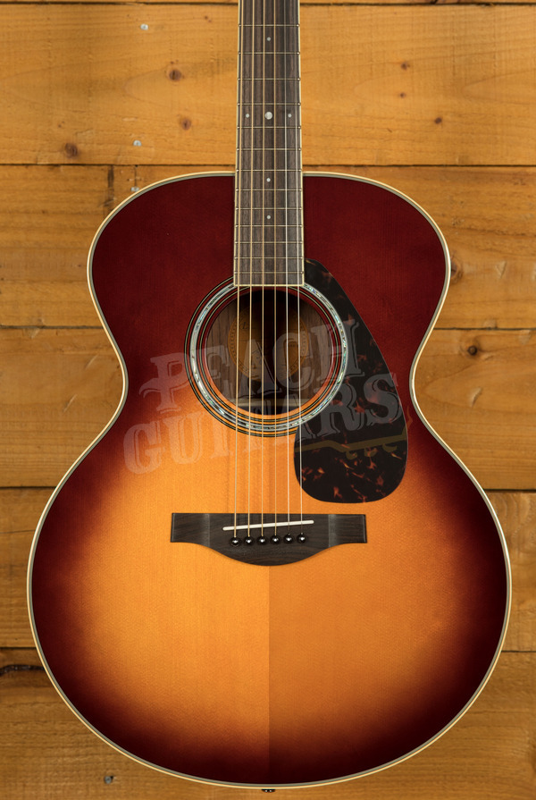 Yamaha L Series | LJ6 ARE - Brown Sunburst - Peach Guitars