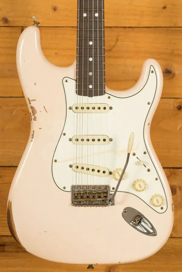 Fender Custom Shop Limited 60 Strat - Relic Super Faded Aged Shell Pink