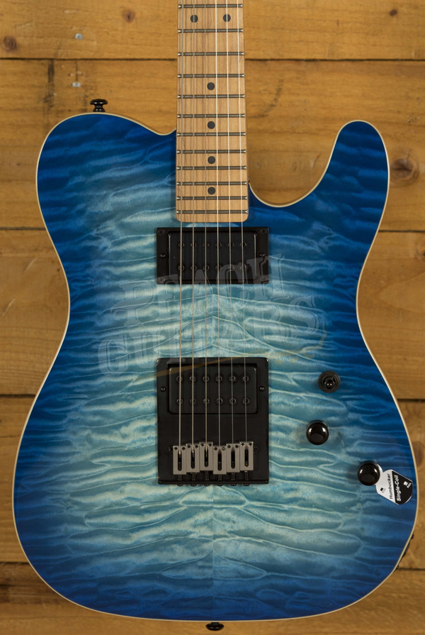 Schecter PT Pro | Trans Blue Burst