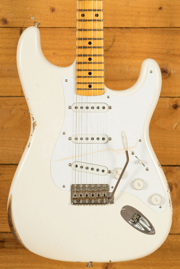 Fender Custom Shop Limited Fat 54 Strat | Relic Aged Arctic White