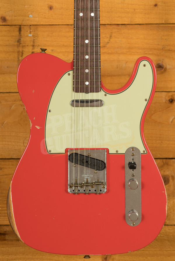 Fender Custom Shop 2023 Collection '64 Tele Relic | Aged Fiesta Red