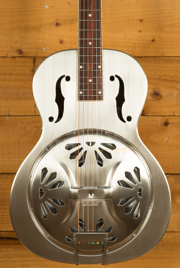 Gretsch G9221 Bobtail | Spider Electro-Resonator - Weathered Pump House Roof