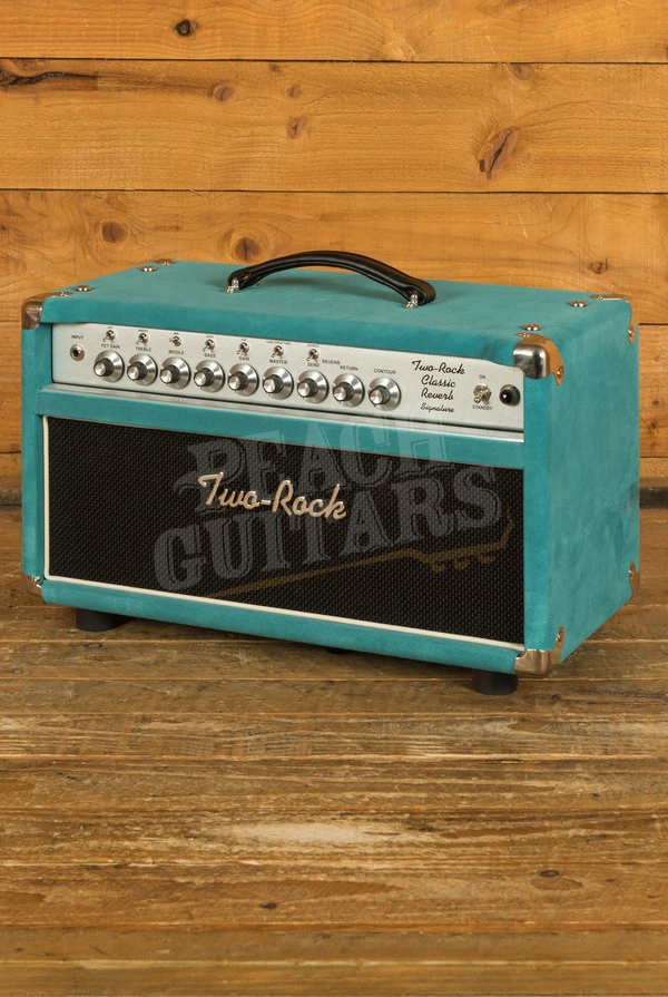 Two-Rock Classic Reverb Signature 50 Watt Head - Teal Suede *B-Stock*