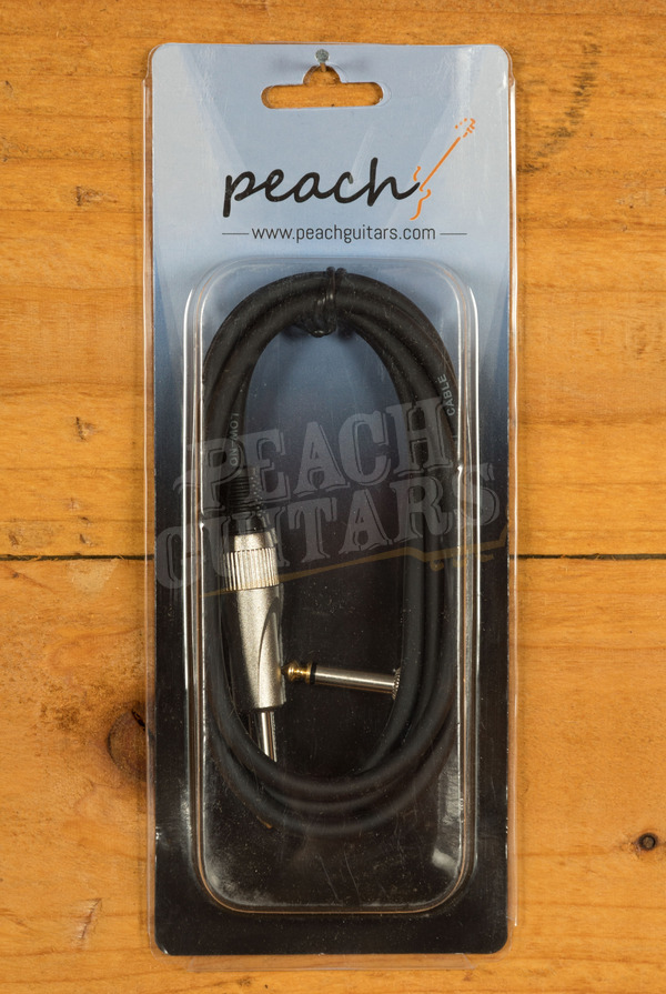 Peach Cables | Angled Instrument Cable - 1.5m/5ft